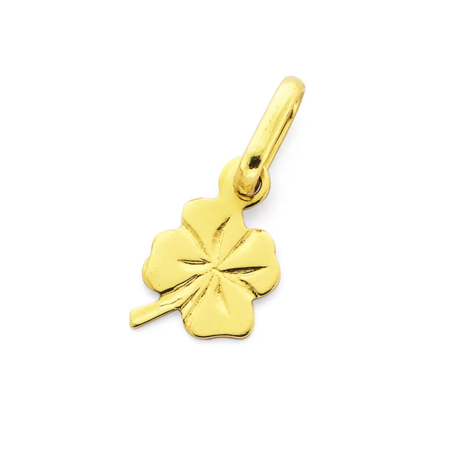 Prouds Charms>9Ct Gold Four Leaf Clover Charm