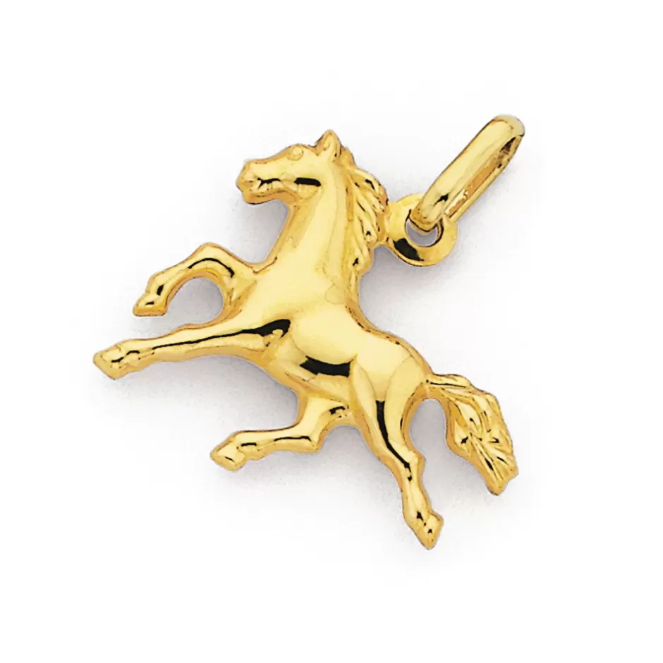 Prouds Charms>9Ct Gold Horse Charm