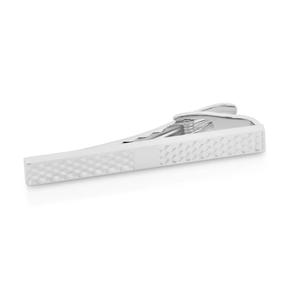 Prouds Cufflinks & Tie Bars>Laidlaw + Leeds Stainless Steel Tie Clip - 55Mm