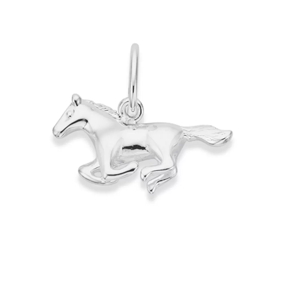 Prouds Charms>Silver Galloping Horse Charm