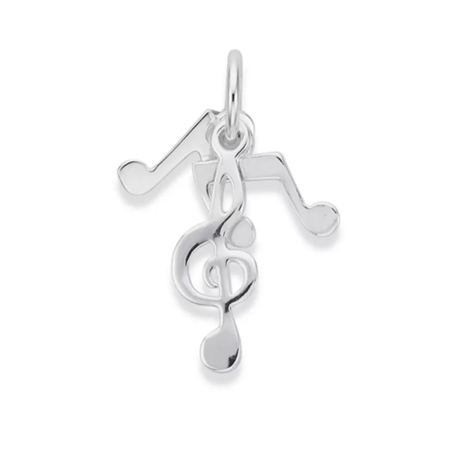 Prouds Charms>Silver Musical Notes Charm