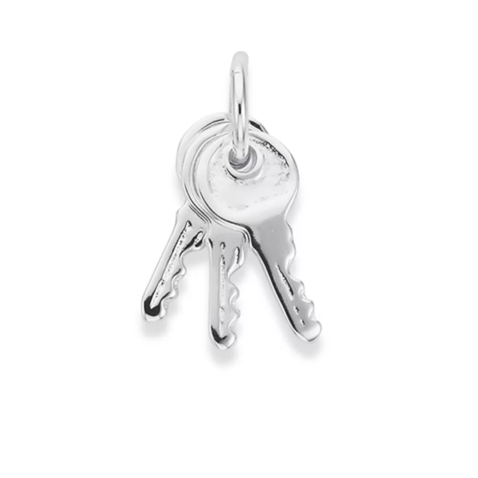 Prouds Charms>Silver Set Of 3 Keys Charm