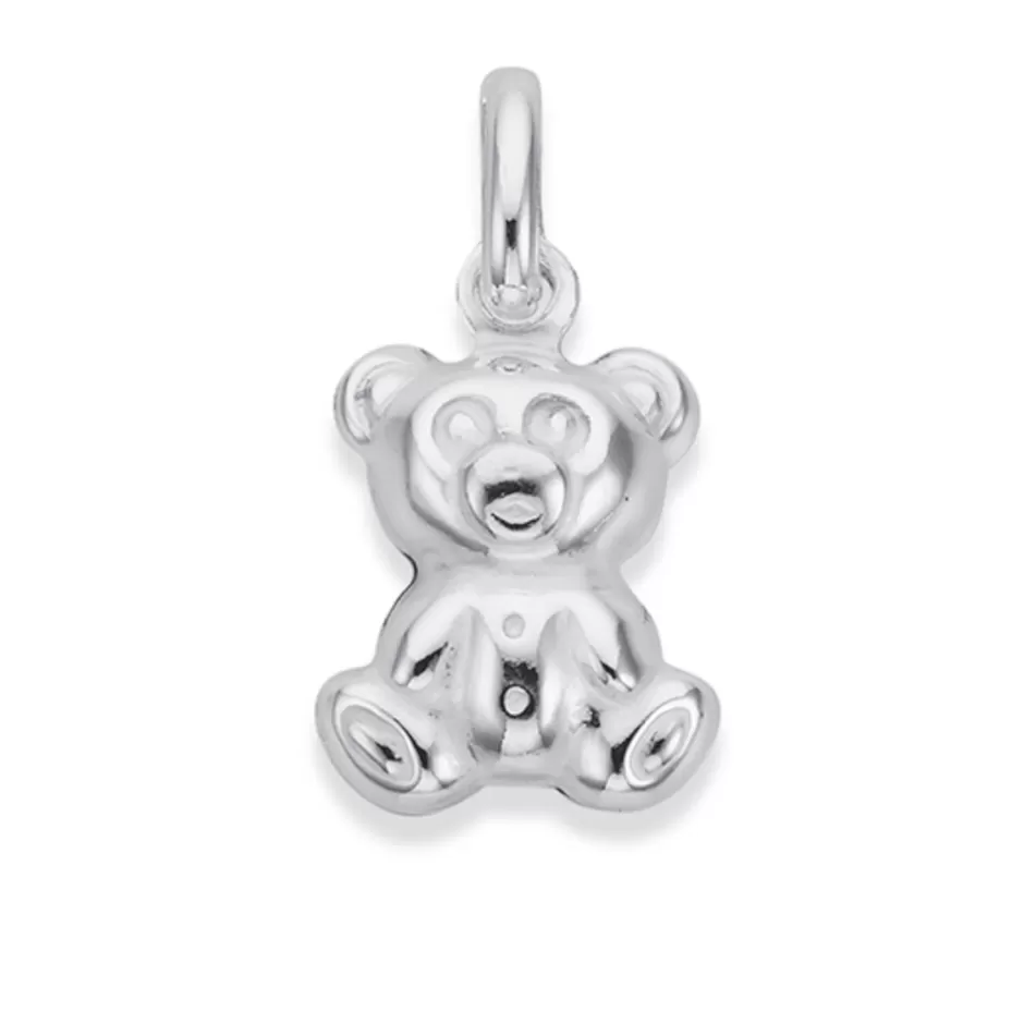 Prouds Charms>Silver Teddy Bear Charm